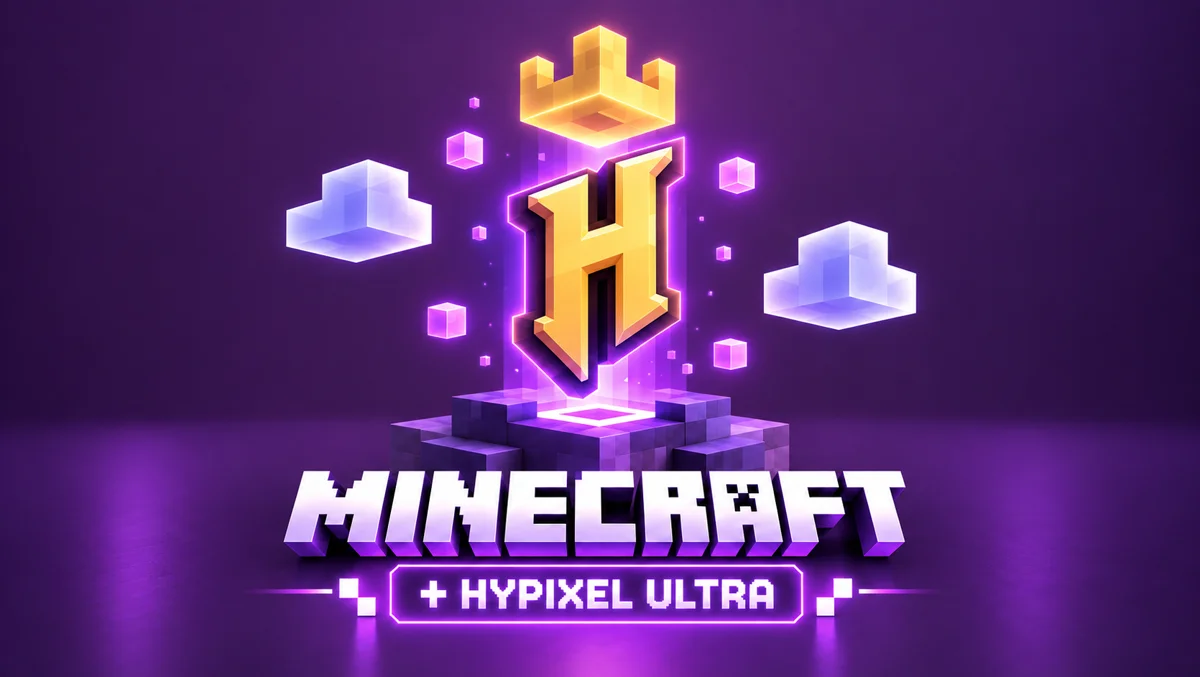Minecraft + Hypixel (Ultra) — full access (Microsoft)